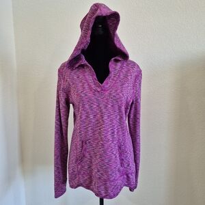 Women's Pink Hooded Top